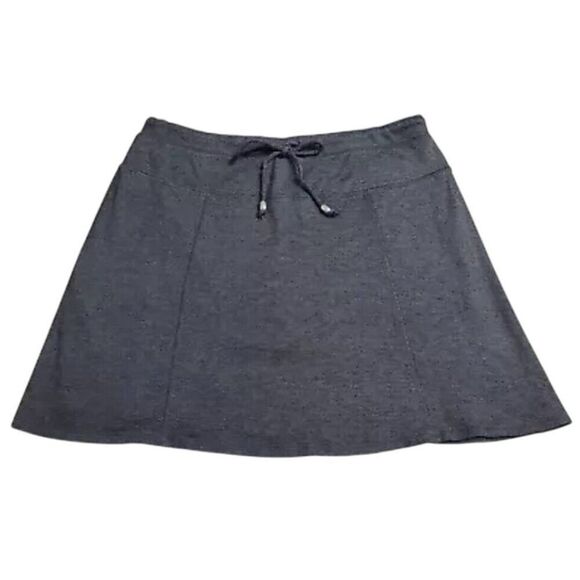 Green Tea Womens Plus Skort Skirt 2XL Black Grey Textured Knit Sporty XXL NEW - Picture 1 of 10